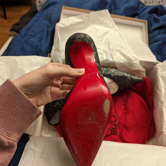 Louboutin Iriza 100 size 7.5 - Picture 6 of 7